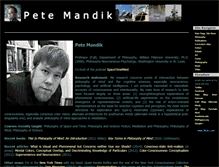 Tablet Screenshot of petemandik.com